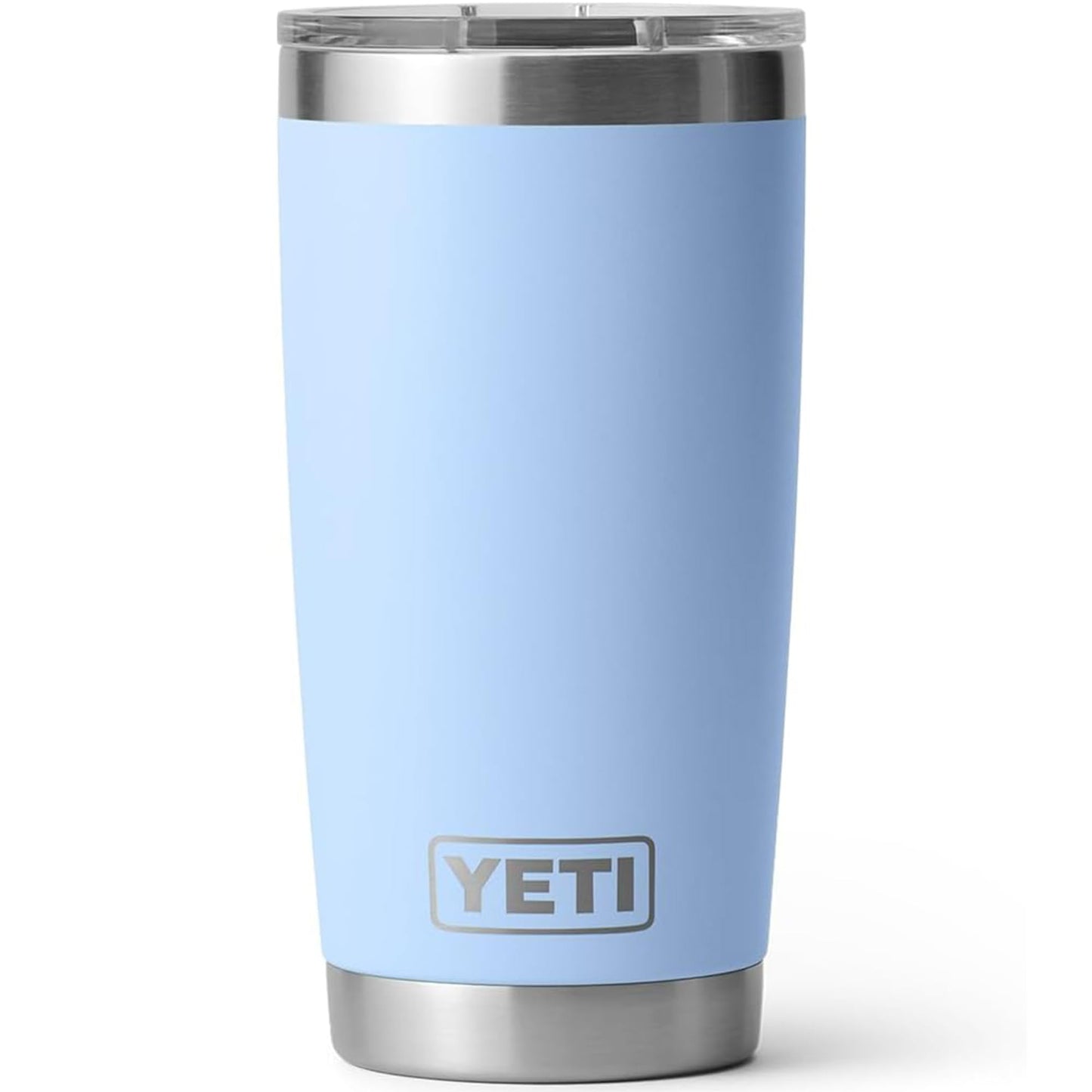 YETI Rambler 20 oz Tumbler, Stainless Steel, Vacuum Insulated with MagSlider Lid, Big Sky Blue