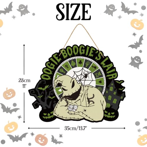 Nightmare Before Christmas Door Welcome Sign - Halloween & Holiday Decor