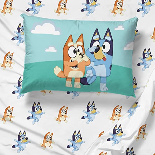 Bluey & Bingo Toddler Bedding Set 4 Piece Multi - Jay Franco, Fits Standard Toddler Mattress