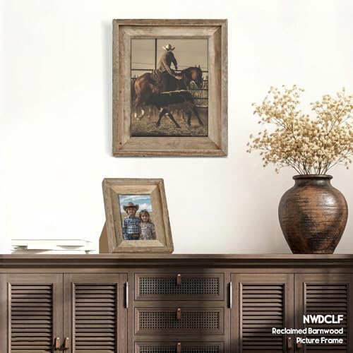24x36 Rustic Reclaimed Wood Picture Frame - Shadow Box Wall Decor
