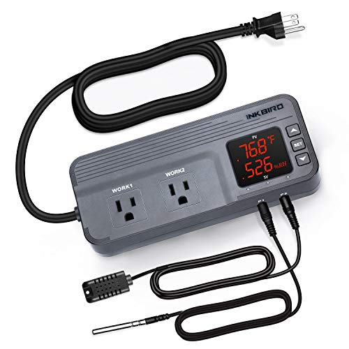 Temperature and Humidity Controller ITC-608T Dual Stage 120VAC Greenhouse Homebrew Variation of THIS listing