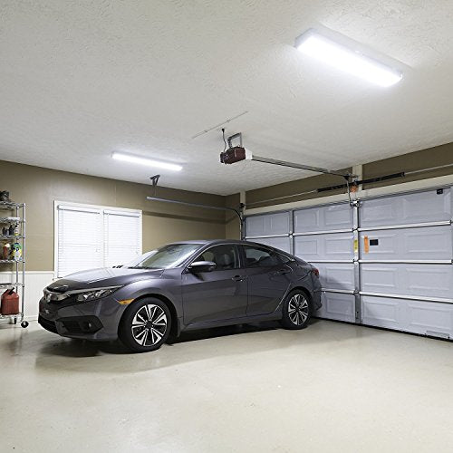 4FT LED Wraparound Light 40W Garage Shop Ceiling Fixture - 4400lm, 4000K Neutral White, 1 Pack
