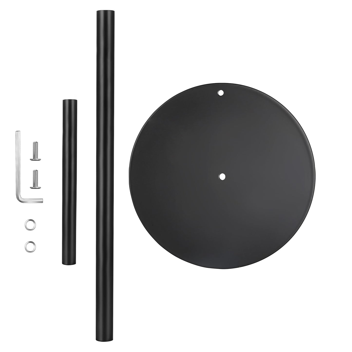Paper Towel Holder Countertop, Paper Towel Holder Black, Stainless Steel Paper Towel Holders for Standard and Large Size Paper Rolls