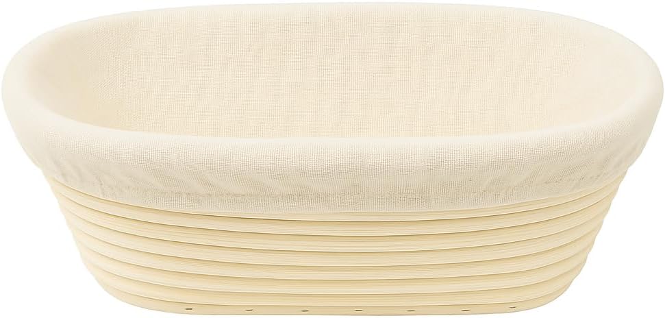 Saint Germain Bakery Premium Round Bread Banneton Basket - Ideal Proofing Basket for Beautiful Bread (10 Inch)