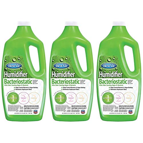 BestAir 3BT Original Bacteriostatic Humidifier Water Treatment – 96 oz, Pack of 3