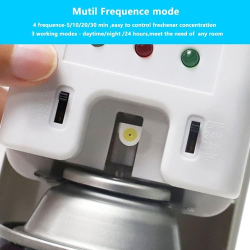FENGJIE Automatic Air Freshener Spray Dispenser - Wall Mount & Free Standing for Home, Office & Hotel