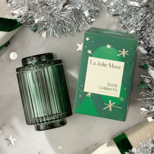 LA JOLIE MUSE Starlit Golden Fir Scented Candle 11 oz - Holiday Variant