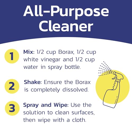 Pure Borax Multi-Purpose Cleaner 10 lbs - Eco-Friendly Household & Laundry Boost