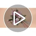 Giegxin 4 Pcs Artificial Velvet Poinsettia - Pink Christmas Flowers