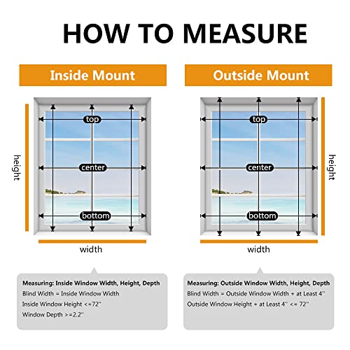 Persilux Solar Window Shades Light Filtering Roller Shades (35" W x 72" H, Beige) Flame Retardant, UV Protection Semi Sheer Blinds for Windows, Office, Easy to Install