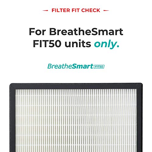 HEPA True Air Filter Replacement for BreatheSmart FIT50 - Allergies & Dust - Pack of 1