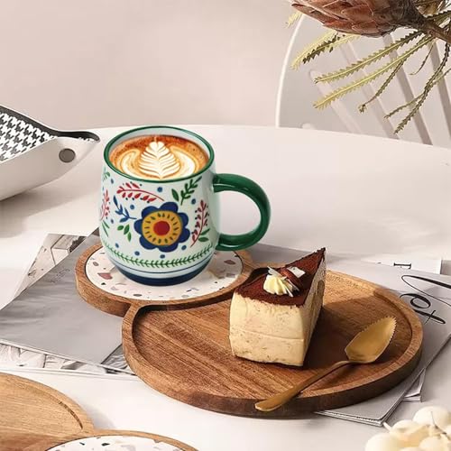 Large Coffee Mug,16oz Ceramic Mugs with Big Handle,Porcelain for