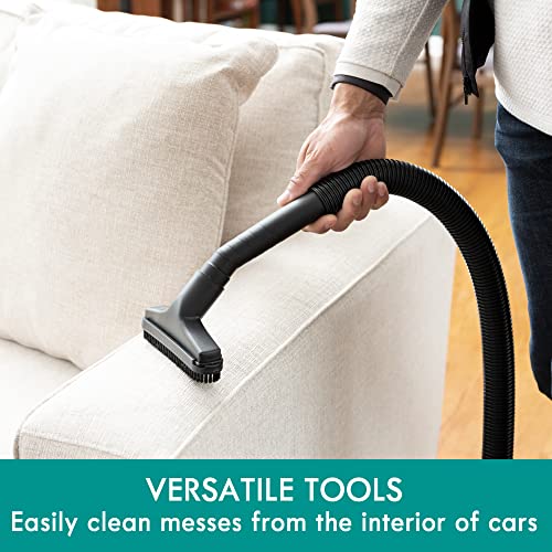 Kenmore Wet Dry Canister Vacuum Cleaner - 3.2 Gallon Green, Portable & Wall Mountable