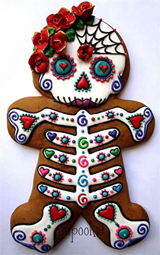 Halloween Skull Gingerbread Men Cookie Cutters Fondant Biscuit Cutter