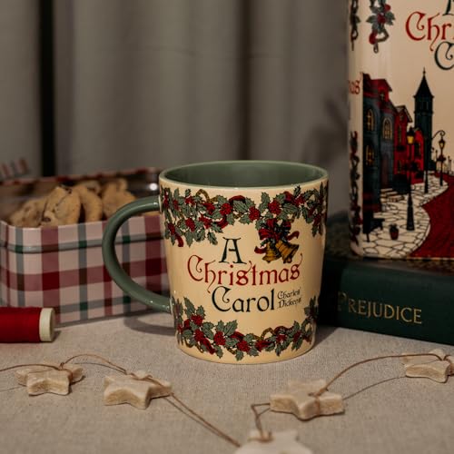 Steel Mill & Co 14 oz Ceramic Coffee Mug – A Christmas Carol Book Lover Cup