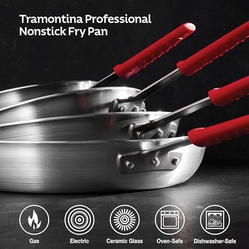 14-Inch Non-Stick Frying Pan - Large Professional Skillet with Removable Handle - Black
