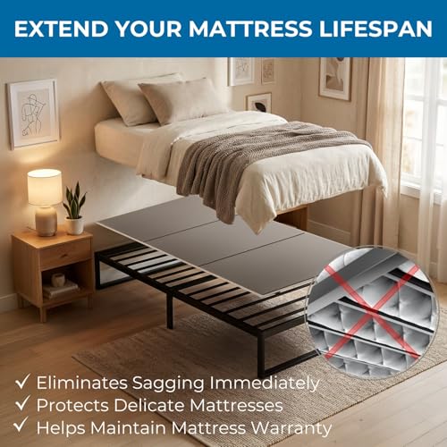 Twin Size Bunkie Board - Low Profile Under Mattress Support (38x75) - No Height Change