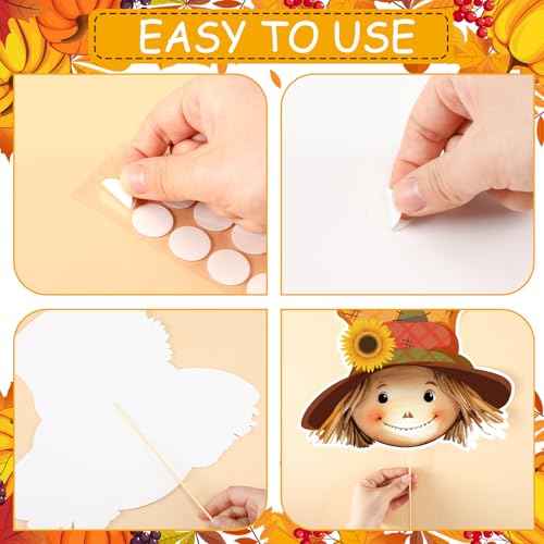 Thanksgiving Scarecrow Tree Topper Harvest Farmhouse Decorative Tree Treetops Head Hands and Legs Decor for Holiday Thanksgiving Indoor Home Decorations Party Supplies