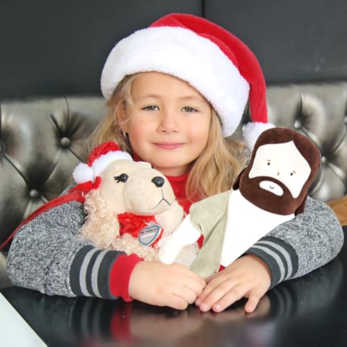 20inch Jesus Plush Toy Jesus Stuffed Dolls Cartoon Pillow Christ Religious Savior Toys Christian Figure Home Christmas Decoration Baptism Gift