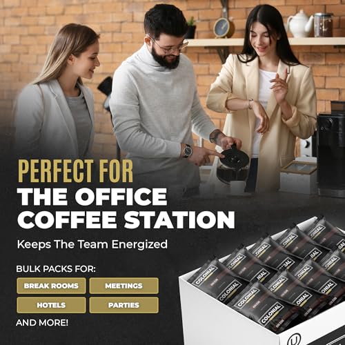 Colony Coffee Ground Frac Packs Colombian Medium Roast 2.5 Oz Pack of 32 - Ground Coffee