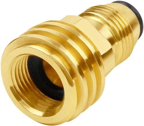 Hooshing Propane Tank Adapter - Converts POL LP Tank Valve to QCC1 | Durable Solid Brass Design