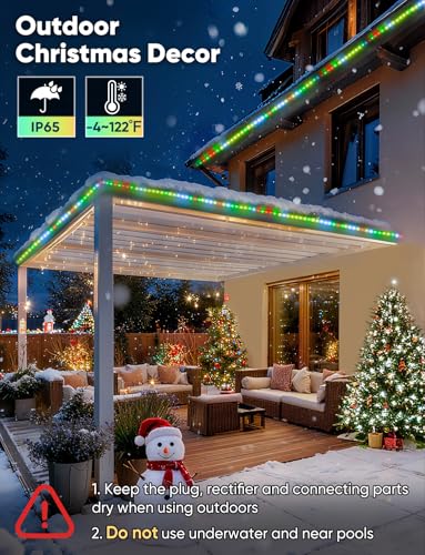 HeliosRibbon 33ft RGB+IC+CCT LED Strip Lights Warm & Cool White with Remote