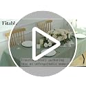 Fitable 6 Pack Sage Green Round Tablecloths - 120 Inch Diameter, Premium Polyester