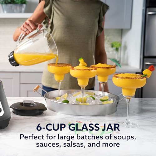 Oster Classic Series 8-Speed Blender with 6-Cup Glass Jar, Gray