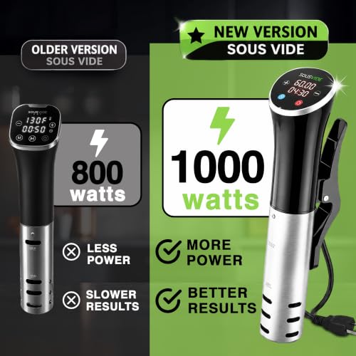 Sous Vide Art Deluxe 30-Bag Immersion Cooker Kit with Digital Timer & Pump