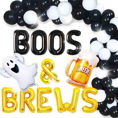 Halloween Baby Shower Decorations Boos & Brews Halloween Decorations Witch halloween Gender Reveal Decoration Gender Reveal Party decorations