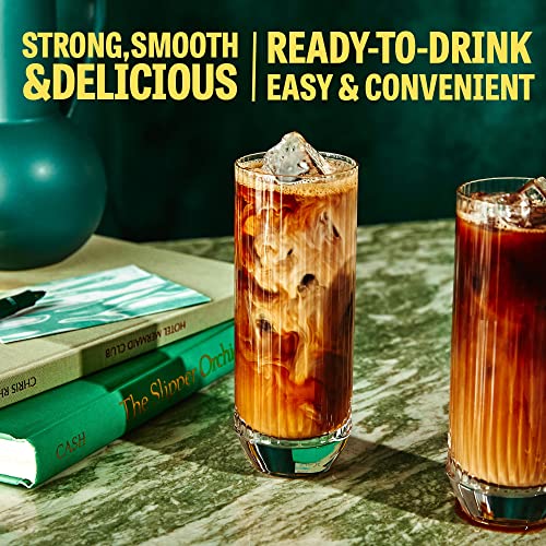 Cold Brew Coffee Pack - Organic Straight Black 6 x 32 Fl Oz