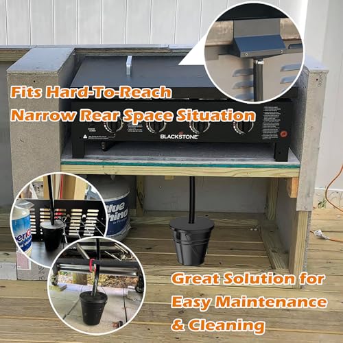 Trybuy Large Capacity Grease Drainage System Kit for Blackstone Griddle 17-36"
