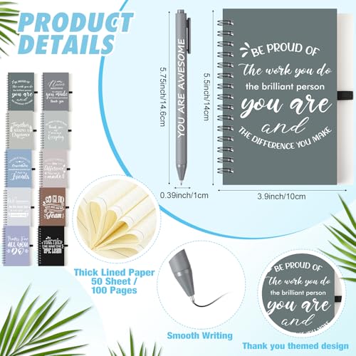 Teenyyou 135 Pcs Employee Appreciation Gift Set Bulk Dark Color Classic