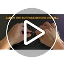 VEXON Outdoor String Light Hooks Kit 35Pcs Heavy Duty Clips with Waterproof Adhesive Black-35Pcs