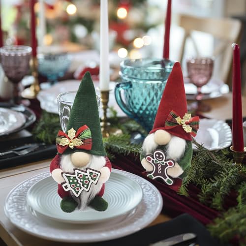 Christmas Gnome Plush Decorations - Swedish Nordic Handcrafted Holiday Figurines