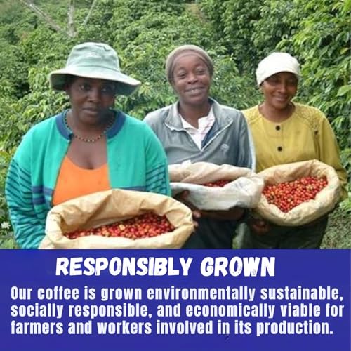 Jamaica Blue Mountain Coffee Beans - 16 oz, JACRA Certified, Medium Roast, Smooth & Low Acid