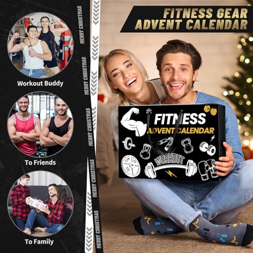 Movinpe 24-Day Fitness Advent Calendar Workout Accessories Gift Set