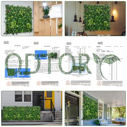Artificial Boxwood Hedge Wall Panels 40x120 Inches - Green Privacy Fence
