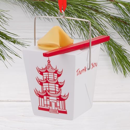 Hallmark Takeout Food Box Christmas Ornament - Foodie Holiday Decor