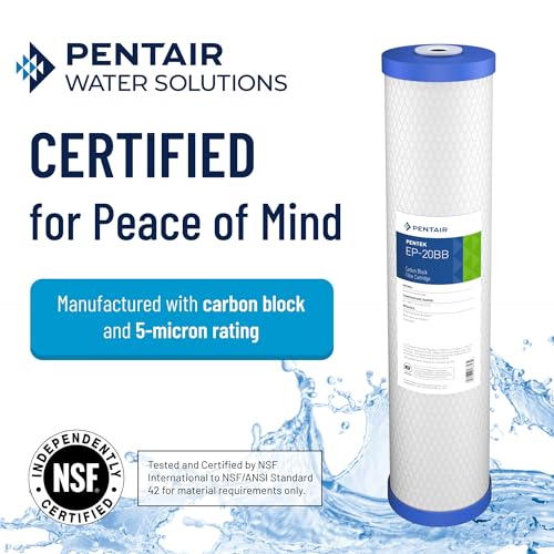 Big Blue Carbon Water Filter Cartridge 20x4.5 Inch Pack of 1 - Whole House Filtration