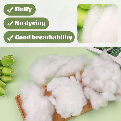 BUTUZE Polyester Fiber Clouds - Soft Artificial Snow Decoration for Room Ceiling | 400g/14oz Polyfill Stuffing
