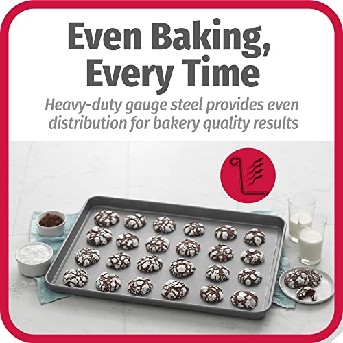 GoodCook 15x21 Inch Nonstick Carbon Steel Baking Sheet Set - 2 Pack
