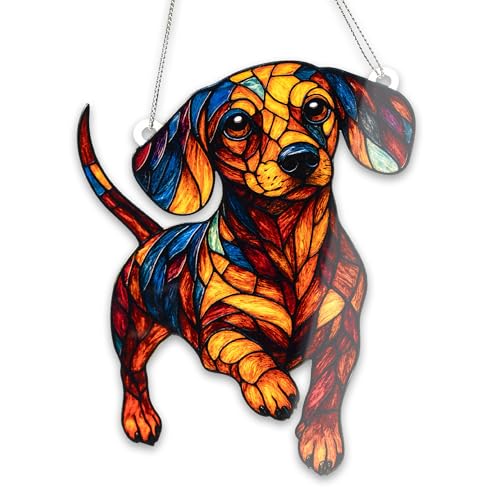 Dachshund Ornament ? Weiner dog gifts for women | Dachshund Gifts for Women + Dog Mom Ornament ? Christmas ornament 2025 ? White elephant gifts - Xmas Tree Funny Decoration Decoration