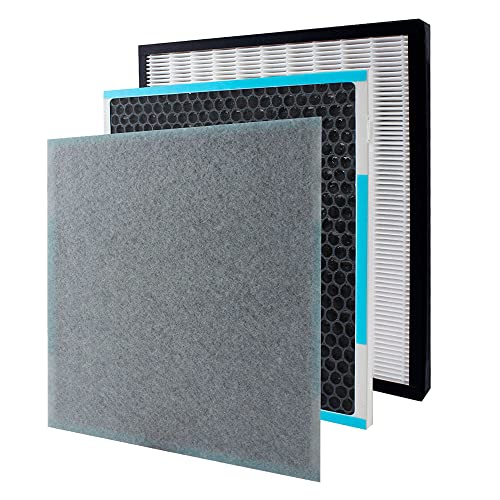 InvisiClean HEPA and Activated Carbon Filter for Aura IC-5018 & Sensa IC-5120 - 11.3x11.8x1 Inches Replacement