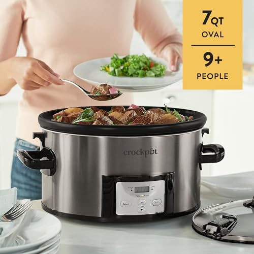 Crock-Pot MyTime Programmable Slow Cooker - 6 Quart Stainless Steel
