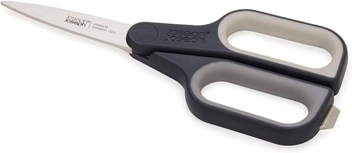 Joseph Joseph PlusCut Kitchen Scissors - Japanese Stainless Steel Blades & Soft-Grip Handles