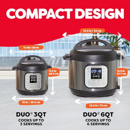 Instant Pot Duo 7-in-1 Mini Electric Pressure Cooker - 3 Quart