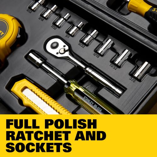 Stanley 65-Piece Home Tool Kit with Case - Hand Tools for Repairs