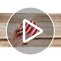 Syhood Red and White Peppermint Christmas Ornaments, 12 pcs 2.36''
