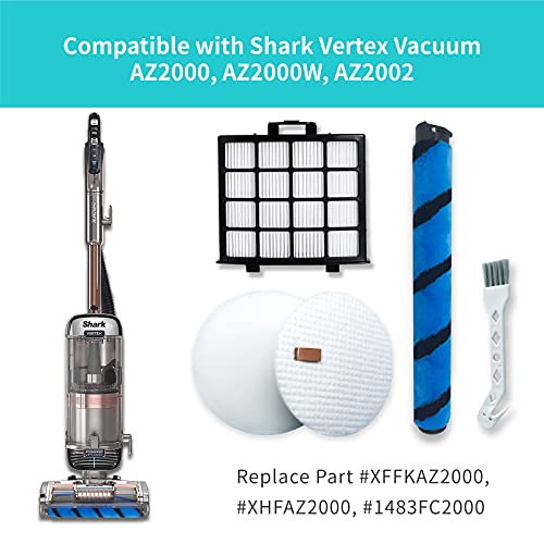 Leemone AZ2002 Filter Replacement Set for Shark Vertex DuoClean PowerFins Vacuum - Variation 8p